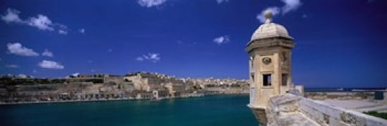 Valletta Malta Canvas Art - Panoramic Images (36 x 12)