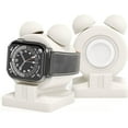 thumbnail image 1 of VallexMall iWatch Stand for Apple Watch Charger Stand Series Ultra 9/8/7/6/Se/5/4/3/2/1 Сute Silicone Apple Watch Holder Supports Nightstand Mode Charging Dock Accessories [Charger Not Included], 1 of 8