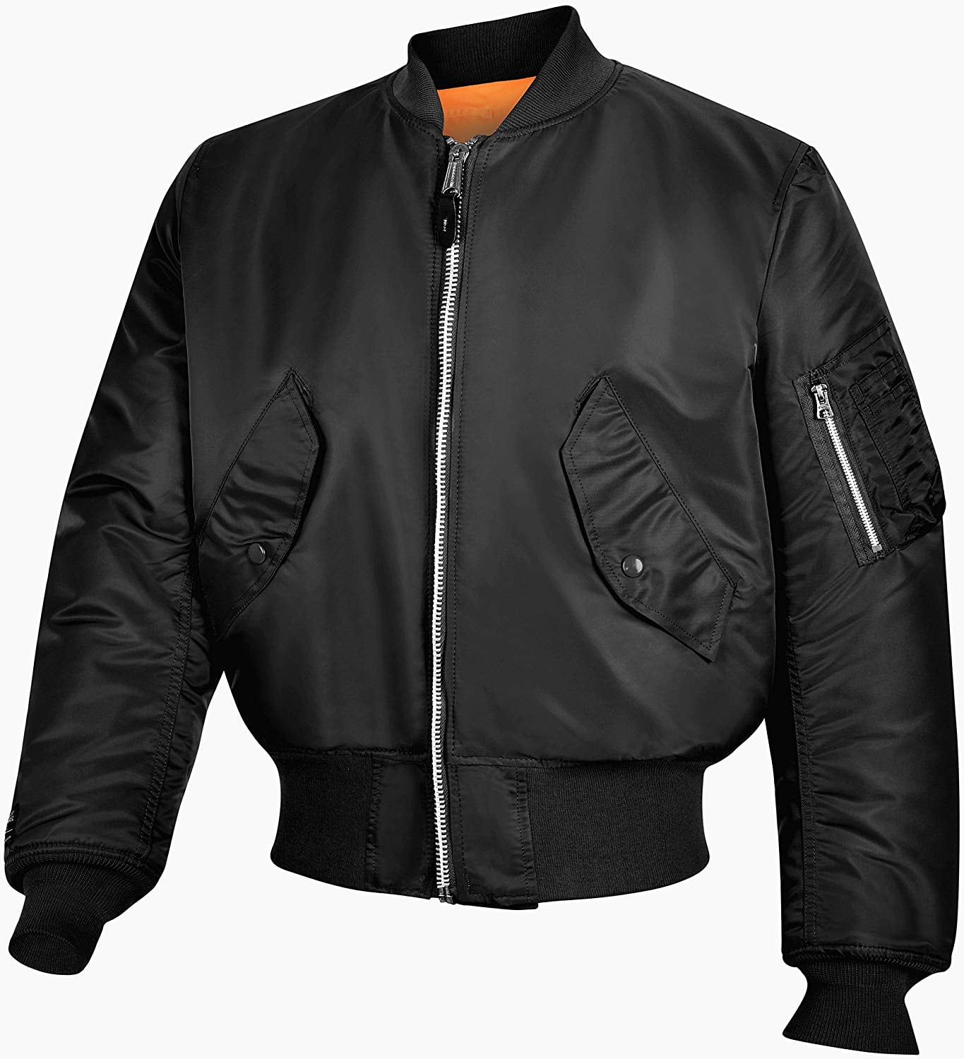 Valley Apparel Men's Military Manufacturer MA-1 Bomber Jacket Made