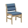 thumbnail image 1 of Wooden Mallet Dw4-1 Valley Armless Guest Chair, Medium Oakcharcoal Grey, 1 of 1