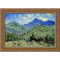 thumbnail image 1 of Valley Bouna near Bordighera 24x20 Gold Ornate Wood Framed Canvas Art by Monet, Claude, 1 of 2
