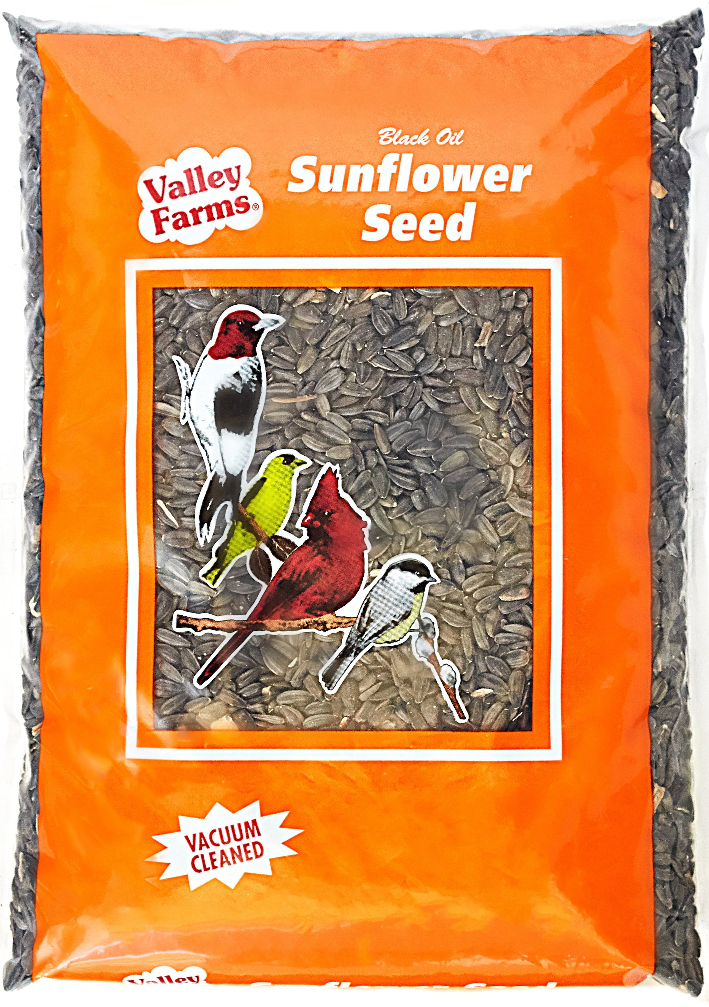 Valley Farms Black Oil Sunflower Seed Wild Bird Food