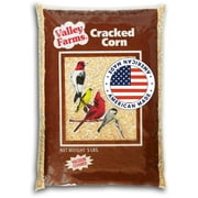 Valley Farms Cracked Corn Wild Bird Food for Outside Ducks, Geese, and Birds (5 LBS)