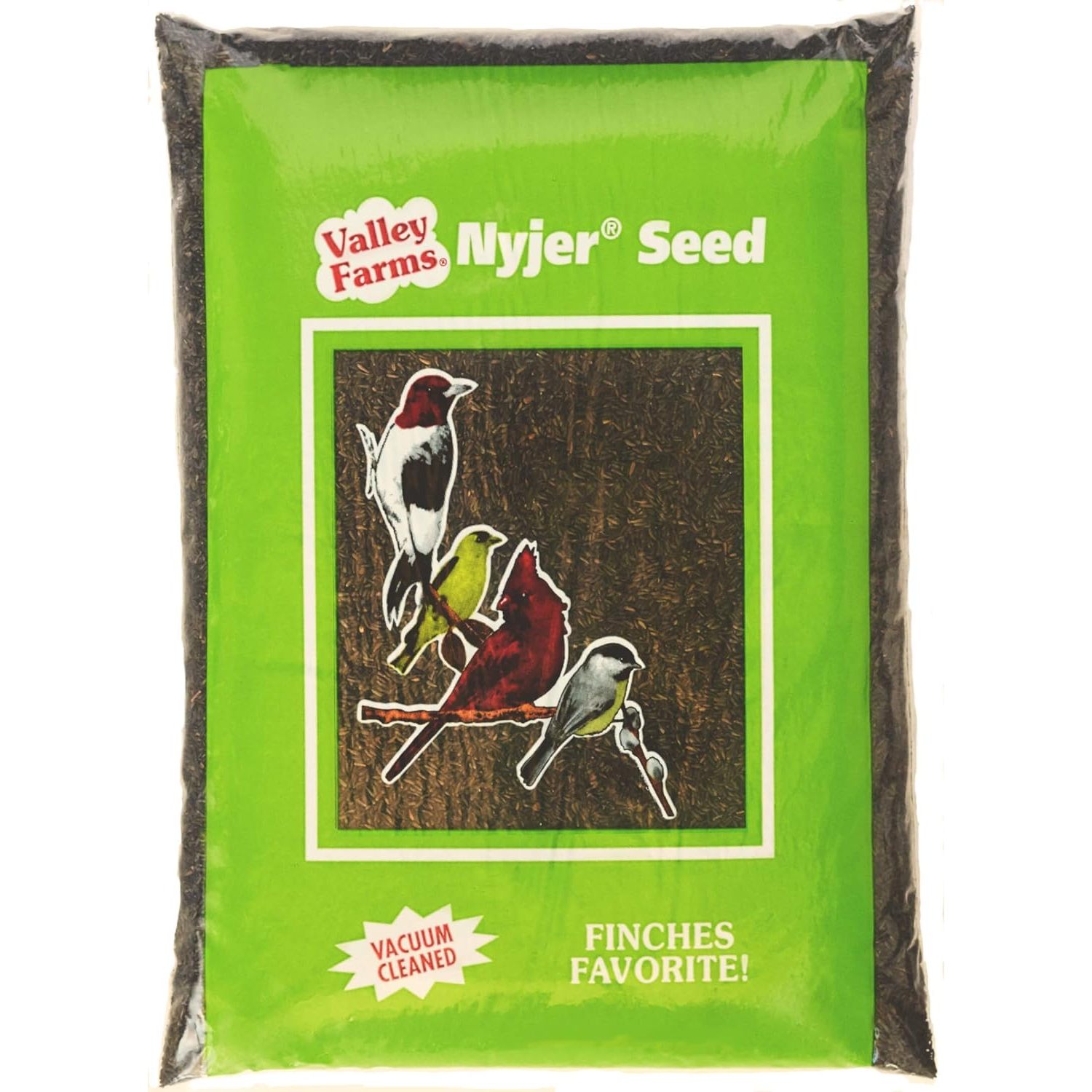 Valley Farms Nyjer Seed Wild Bird Food - Finches Favorite! 4 LBS