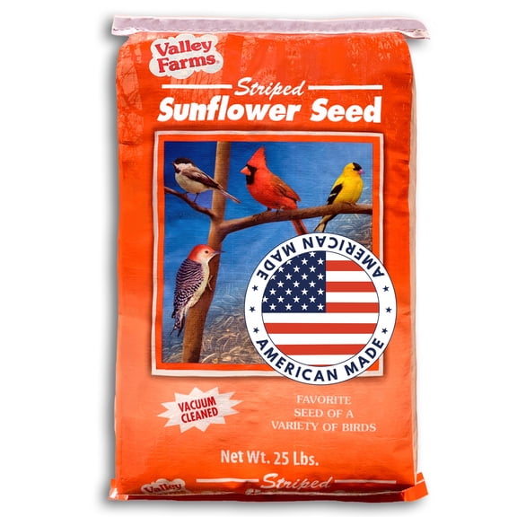 Valley Farms Striped Sunflower Wild Bird Seed
