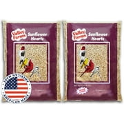 Valley Farms Sunflower Hearts Wild Bird Food, 4 LBS 2-Pack (8 LBS Total)