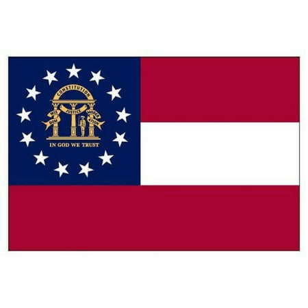 Valley Forge 3 Ft. x 5 Ft. Nylon Georgia State Flag GA3-3