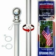 thumbnail image 1 of Valley Forge 60 in. L Aluminum Flag Pole Brushed, 1 of 6