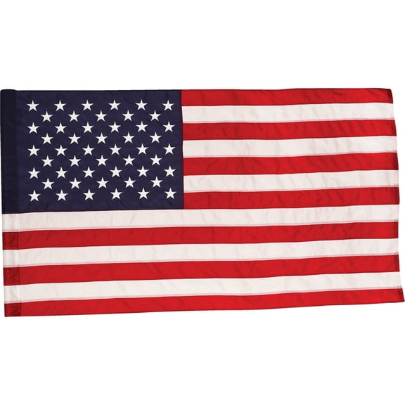 Valley Forge Nylon US Flag 60650 - Outdoor Flag - 2-1/2' x 4' Multicolor  Residential Use, Standard Application