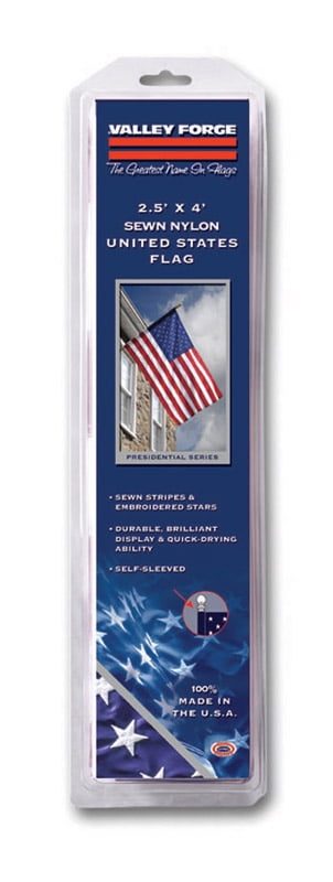 Valley Forge 30" x 48" American Flag with Sewn Construction