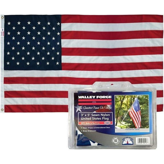 Valley Forge American Flag 36 in. H X 60 in. W