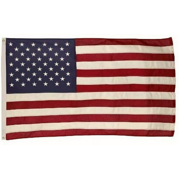 Valley Forge Cotton Replacement Flag 3' X 5' Cotton United States