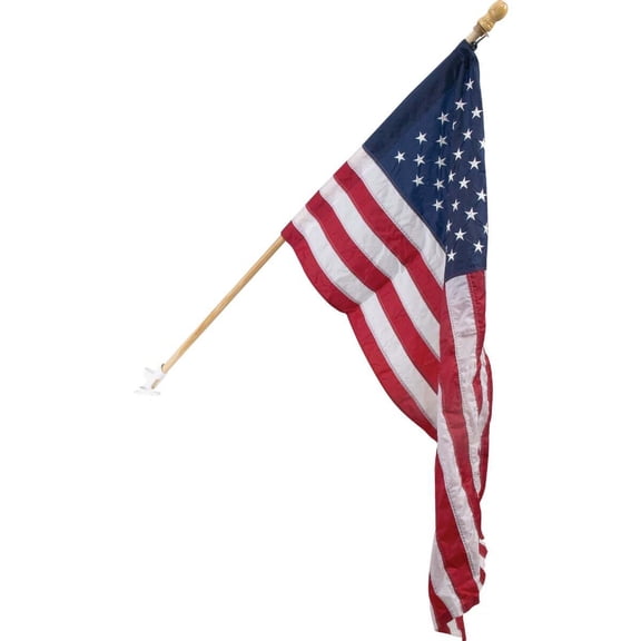 Valley Forge American Flag Kit - Outdoor Nylon Flag - 1 Piece, Multicolor