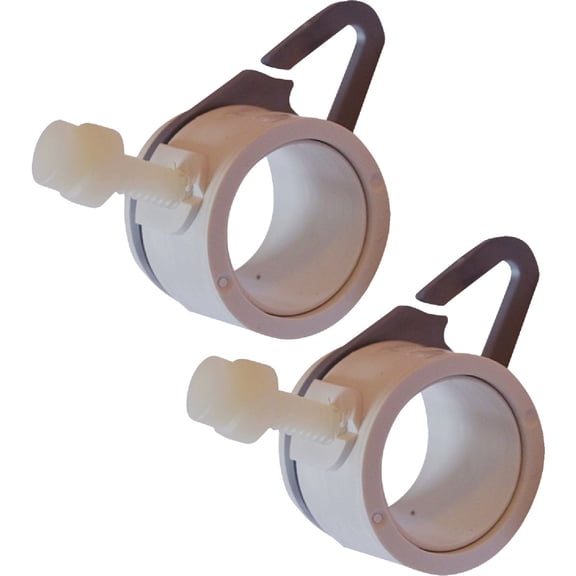 Valley Forge Flag Rotating Mounting Rings, 1 Inch Diameter Flag Mount - Rust Resistant - 2 Piece