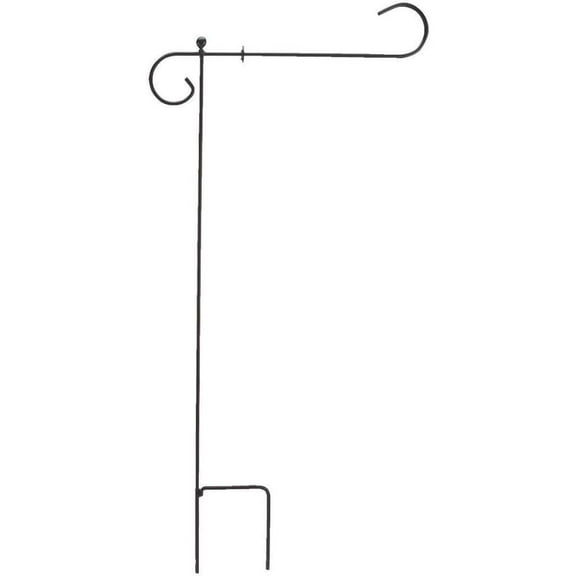 Valley Forge Flag 7103716 40 in. Black Steel Garden Flag Holder