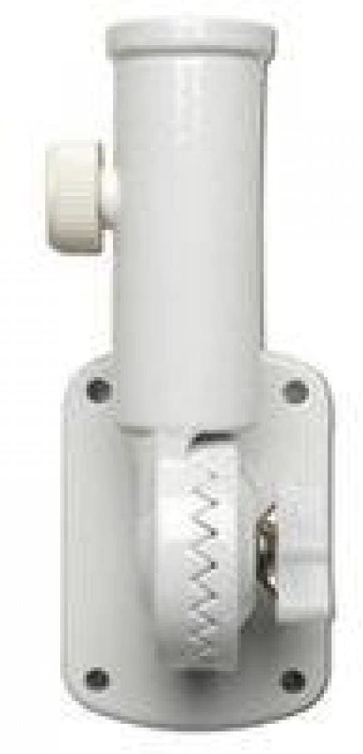Valley Forge 11 in. White Aluminum Multi-Position Flag Pole Bracket