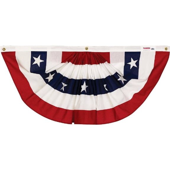 Valley Forge Flag PFF-ST Large Pleated Full Fan Flag 3 x 6 Ft.