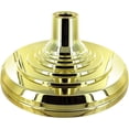 thumbnail image 1 of Super Tough Floor Stand Base for Indoor Flagpole - Metallic Gold | Durable ABS Plastic | Fits 1" to 1 1/4" Poles | Unweighted with Fillable Design | Easy Assembly with Elegant Gold Finish, 1 of 6