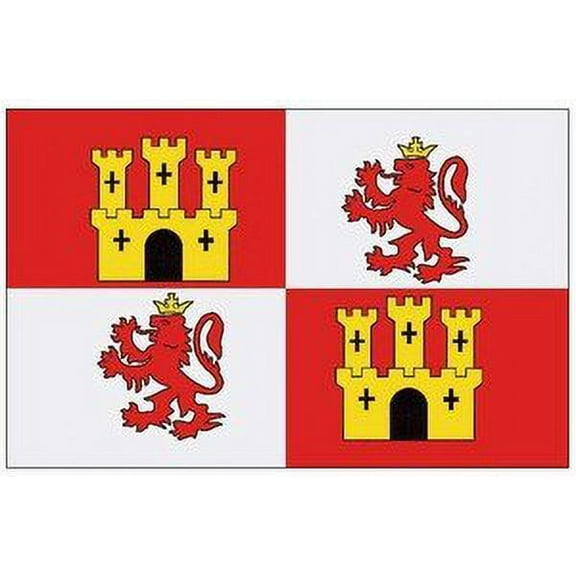 Valley Forge Royal Standard Of Spain Flag 3x5 Foot Perma-Nyl
