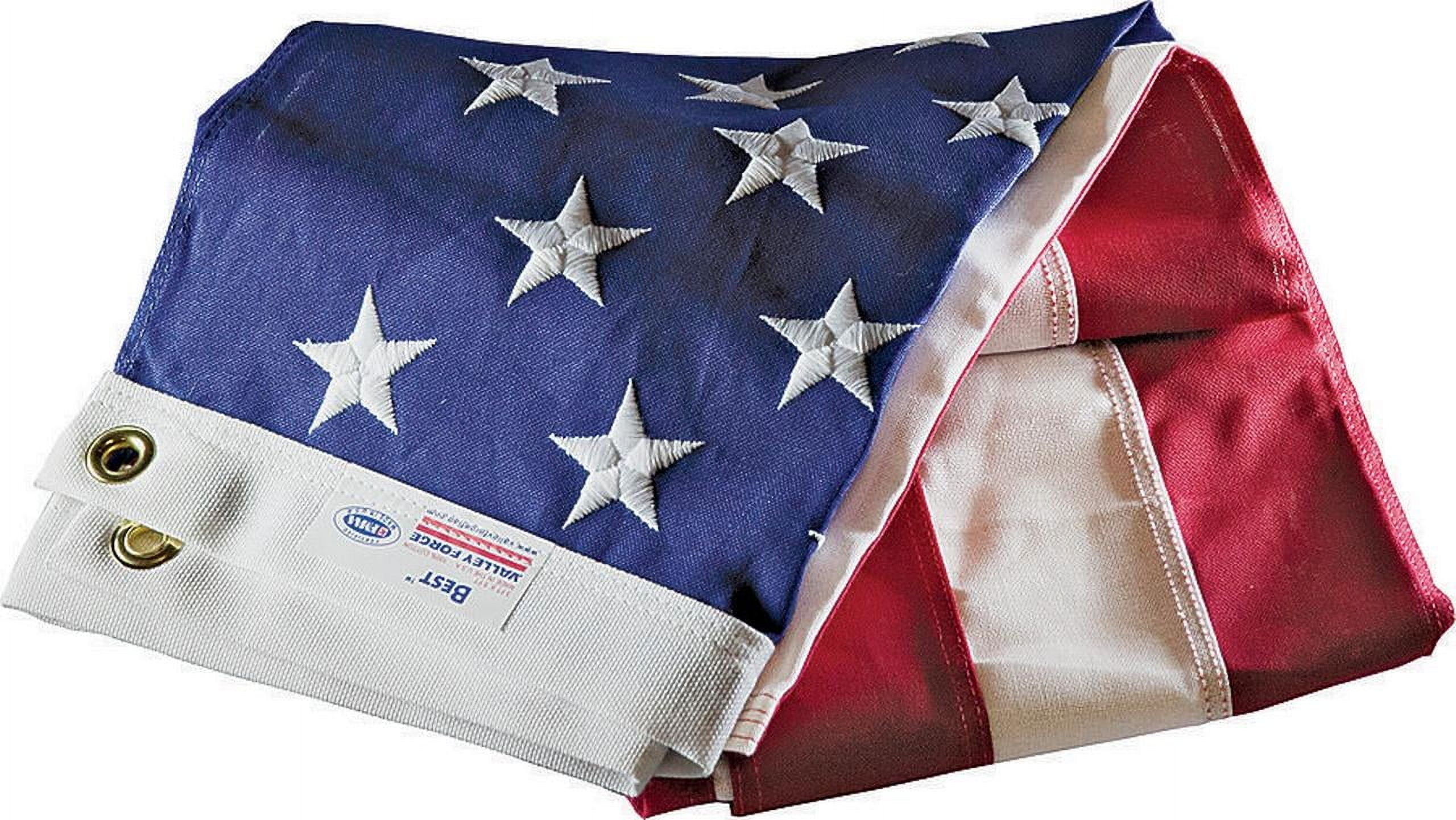 Valley Forge 3' x 5' Sewn Cotton USA Flag