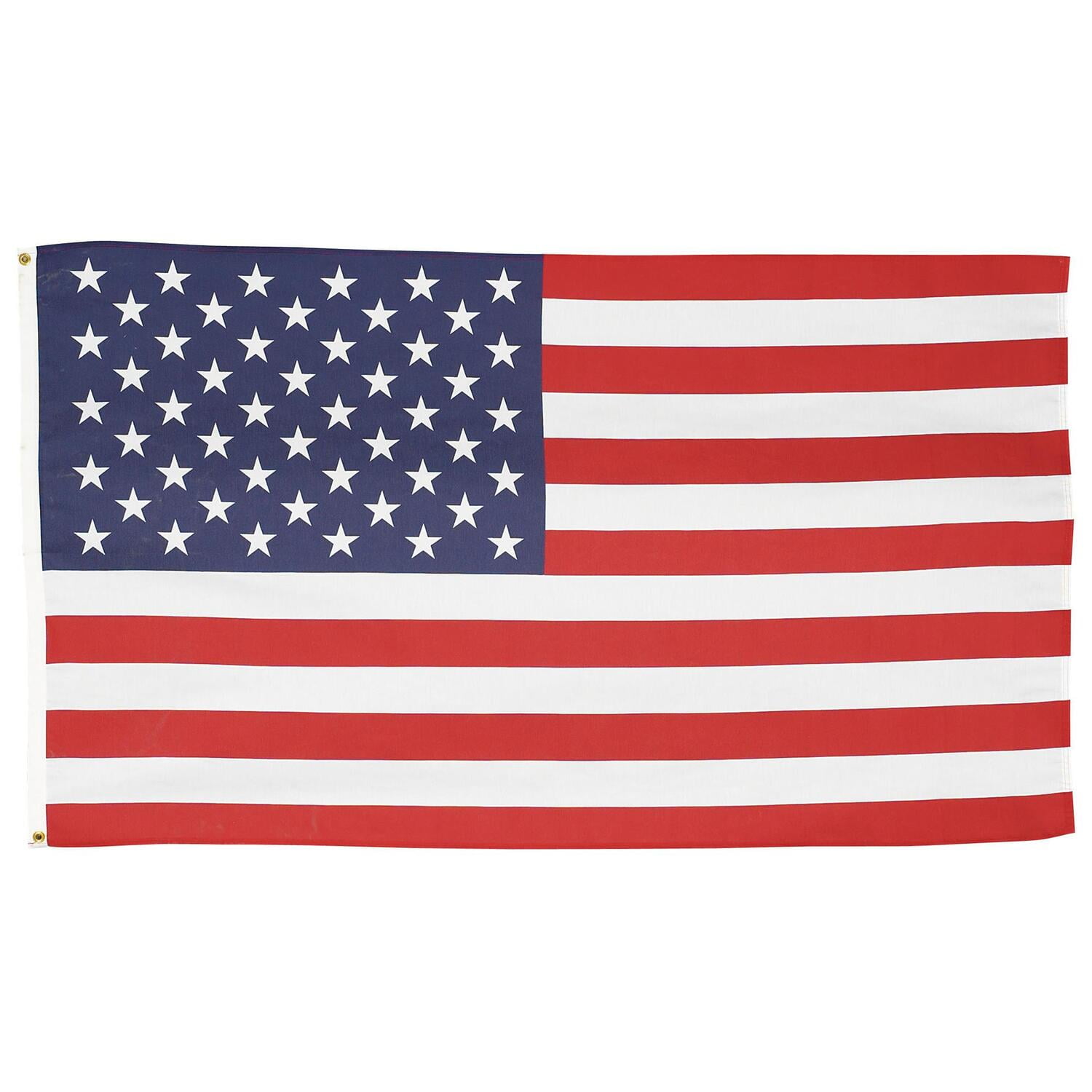 Valley Forge 3' x 5' Multicolored Polycotton American Flag