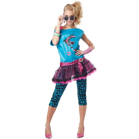 California Costumes Women's Valley Girl Adult, Turquoise/Black, X-Small