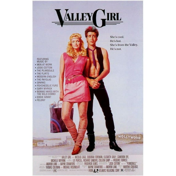 Valley Girl Movie POSTER 11" x 17" Style B