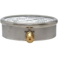 thumbnail image 1 of Valley Industries 40 Series 2.5" 2000 PSI Pressure Gauge - Dual Scale, Brass Bottom Mount, Stainless Steel Case, Glycerin Filled, 1 of 4