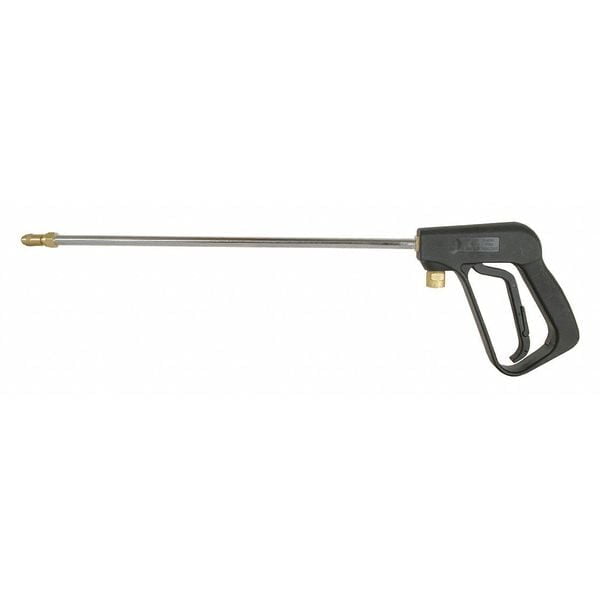 27" Black Aluminum and Plastic Adjustable Spray Gun