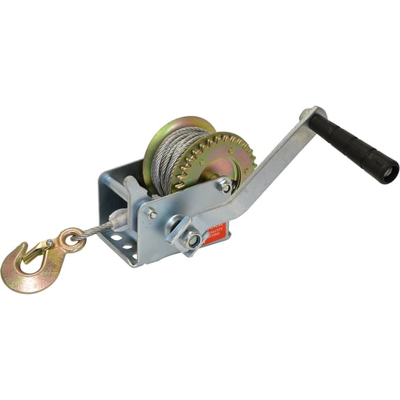 Valley Industries Braided Steel Trailer Winch - 8 ft, 600 lbs.