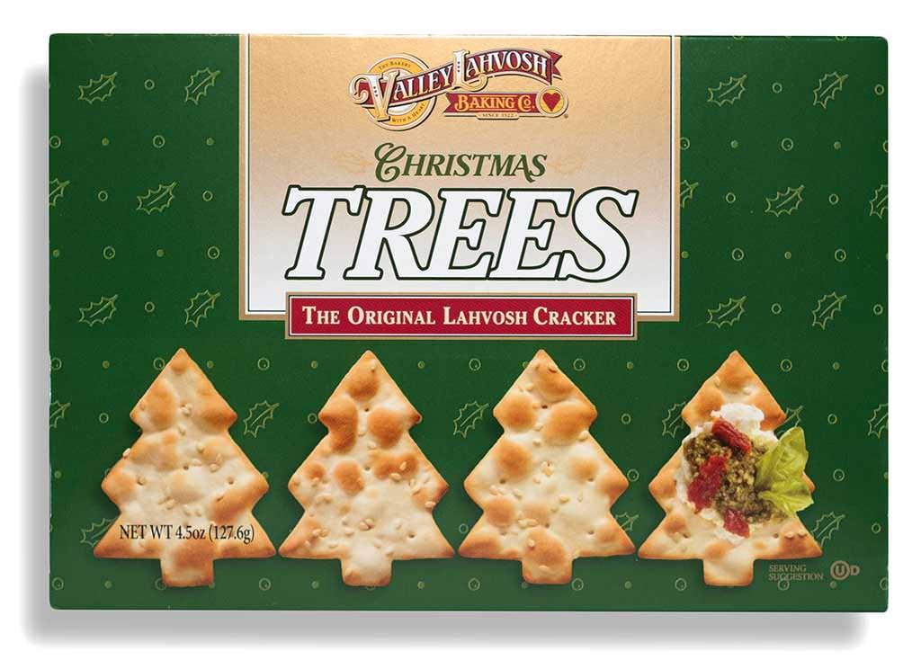 Valley Lahvosh Christmas Tree Crackerbread, 4.5 Oz
