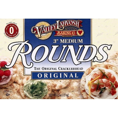 Valley Lahvosh Crackerbread, Original, 3 Inch Medium Rounds