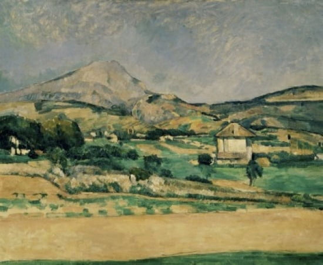 Valley of Mount St Victoire 1882-1885 Paul Cezanne (1839-1906 French) Oil on canvas Pushkin Museum of Fine Arts Moscow Russia Canvas Art - Paul Cezanne (24 x 36)