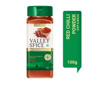 Valley Spice Popular - Red Chilli Powder - Hot & Bold (100g || Pack of 2)
