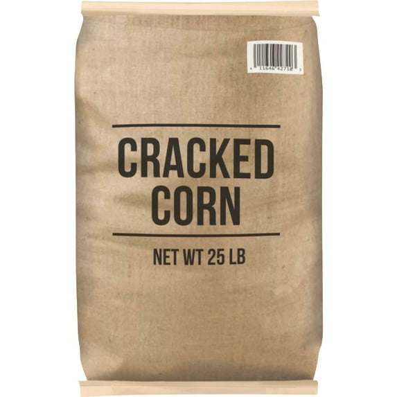 Red River Commodities Cracked Corn Wild Bird Feed - High Fiber - 25 Lb Bag