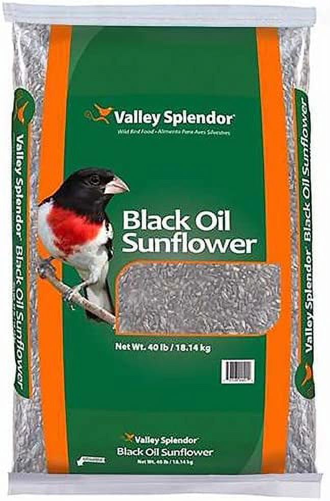 Valley Splendor Black Oil Sunflower Seed, 40 lbs.