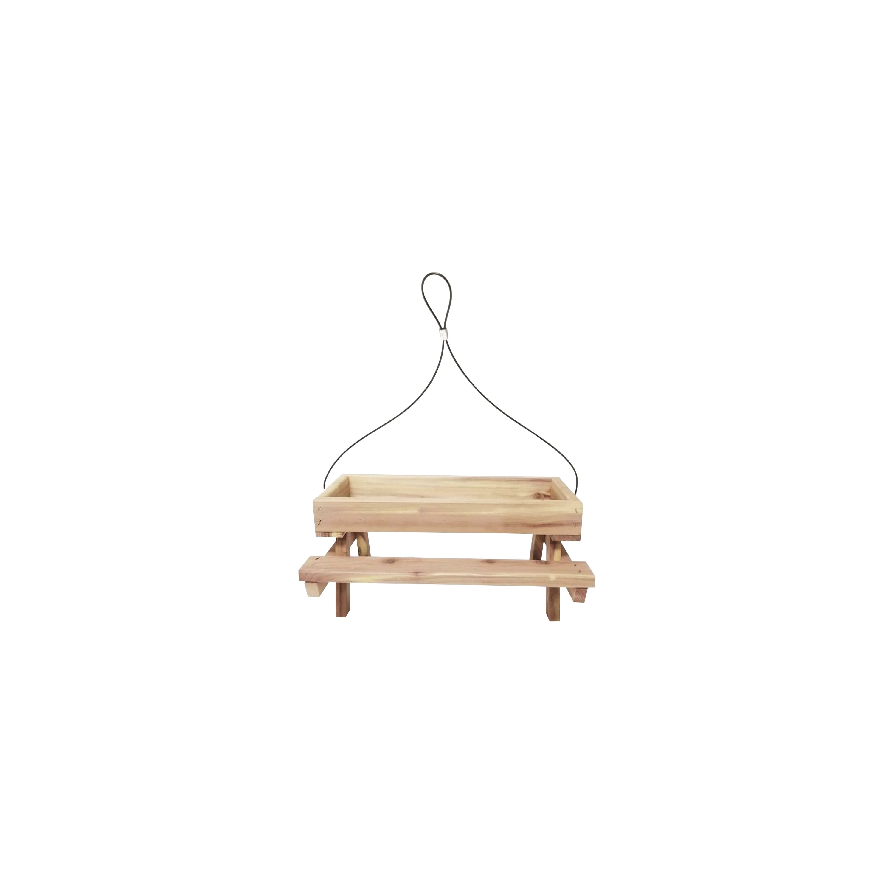 Valley Splendor Cedar Picnic Table Bird Feeder 9806