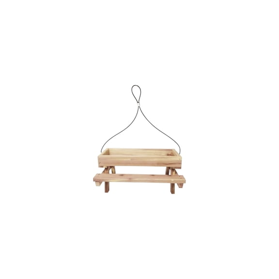 Valley Splendor Cedar Picnic Table Bird Feeder 9806