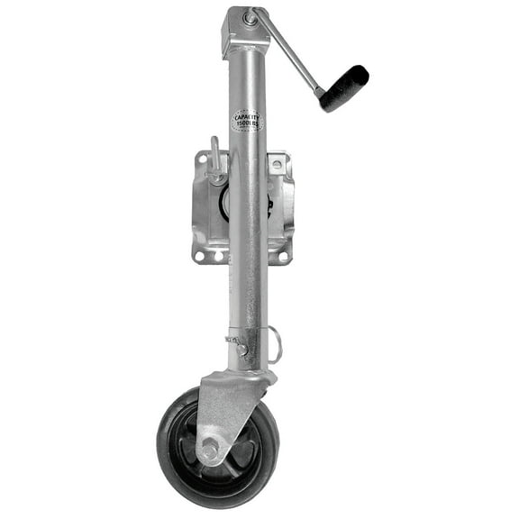 Valley Trailer Jack 2-In-1 Combo Flat Base & Wheel