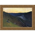 thumbnail image 1 of Valley Verde in Crepuscule 24x20 Gold Ornate Wood Framed Canvas Art by Martin, Henri, 1 of 2