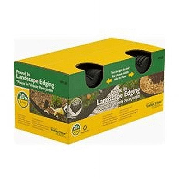 Valley View VPI-20 Interlocking Decorative Lawn Edging, 20', Black