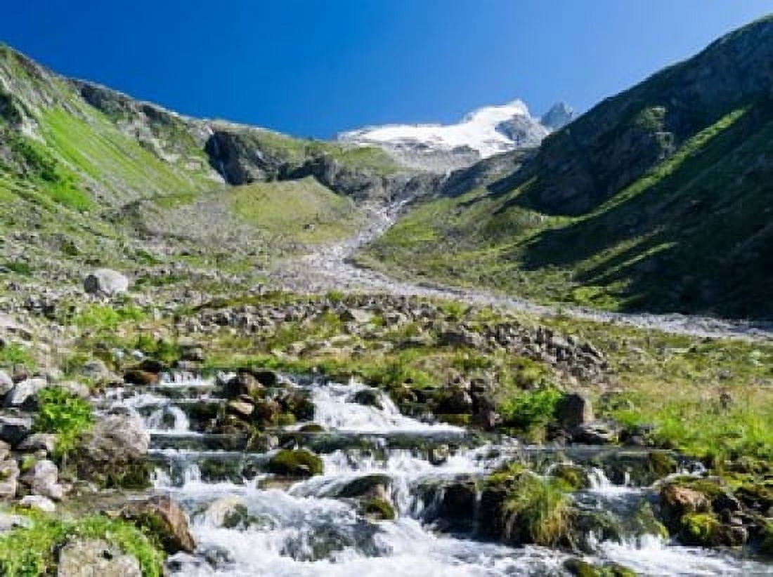 Valley Wildgerlos with Mt Reichenspitze Canvas Art - Martin Zwick DanitaDelimont (37 x 28)