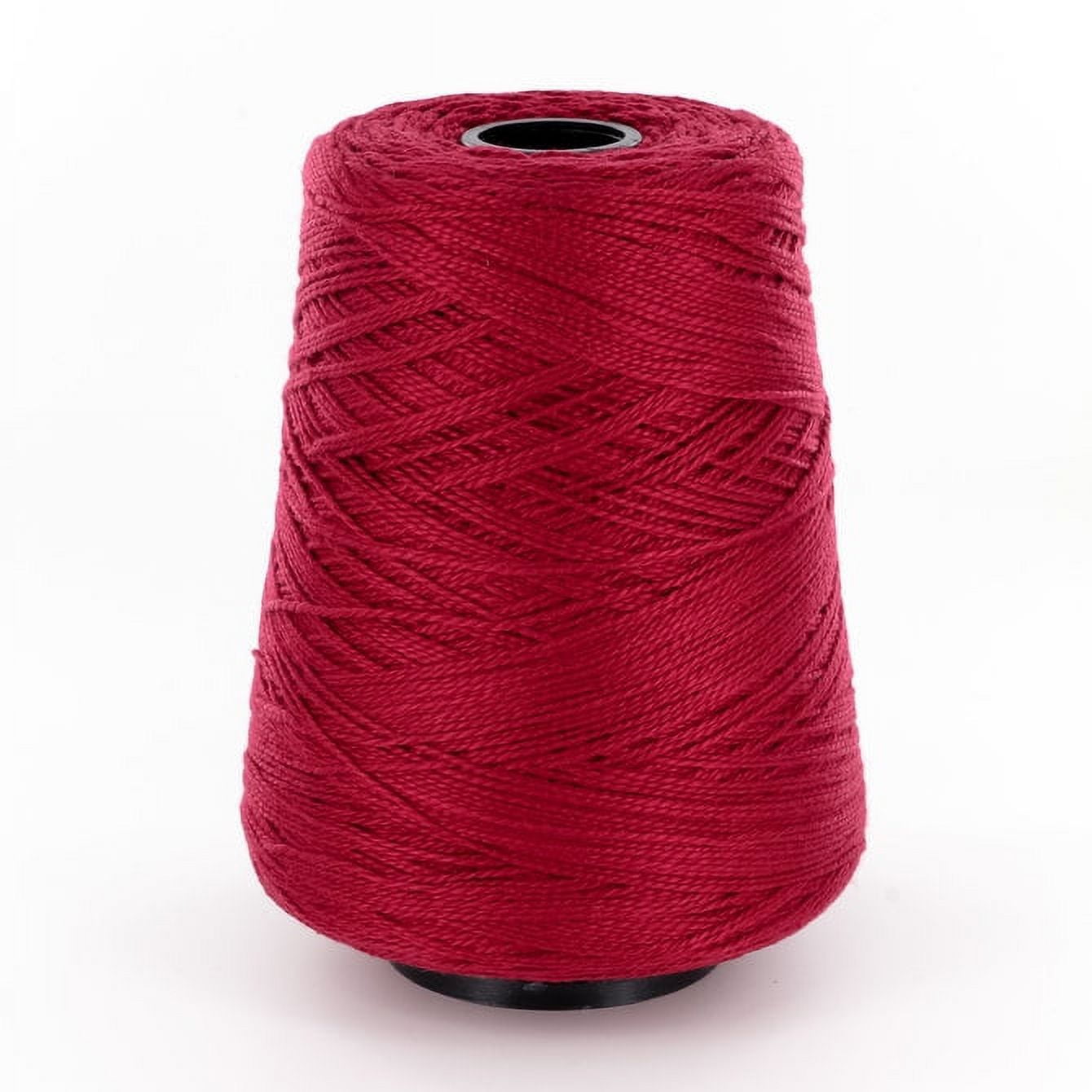 Red Rose Maroon Cotton Crochet Thread Knitting Mercerized Yarn Lot of 10  Pcs