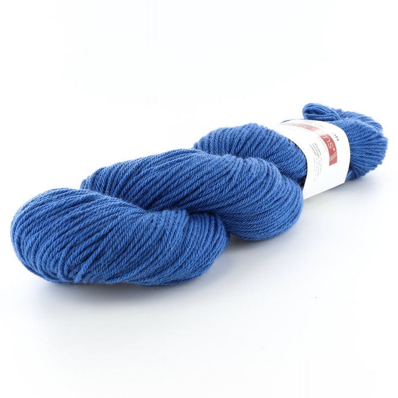 Hand Dyed Yarn, Superwash Merino Wool, Blue, Black, White, Fingering  Weight, Sport, DK, Worsted Weight Blue Jay 