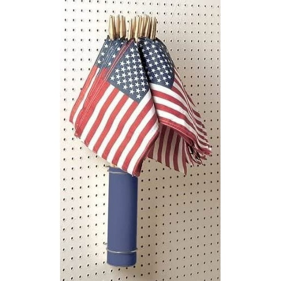 VALLEY FORGE 8" x 12" American Hand Held Flags Display Pack Sold in packs of 48