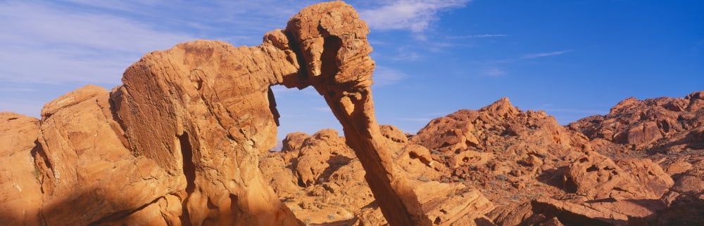Valley of Fire Red Rock Country Nevada Canvas Art - Panoramic Images (27 x 9)