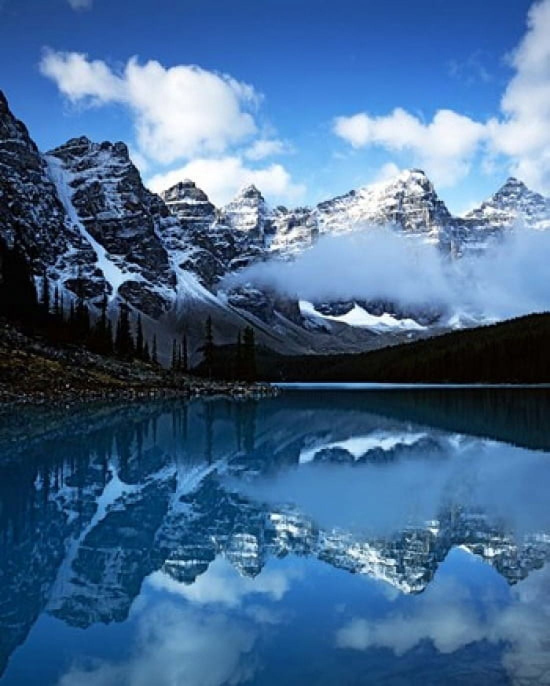 Valley of Ten Peaks Lake Moraine Banff National Park Alberta Canada Canvas Art - Charles Gurche DanitaDelimont (24 x 30)