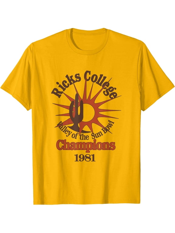 Valley of the Sun Bowl Champions 1981 - Ricks College T-Shirt, Unisex T-Shirt