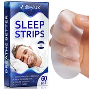 Valleylux Mouth Tape 60PCS Snore Strips 100mm Large Size Snore Stopper Sleep Strips Better Nose Breathing Relieve Mouth Dryness