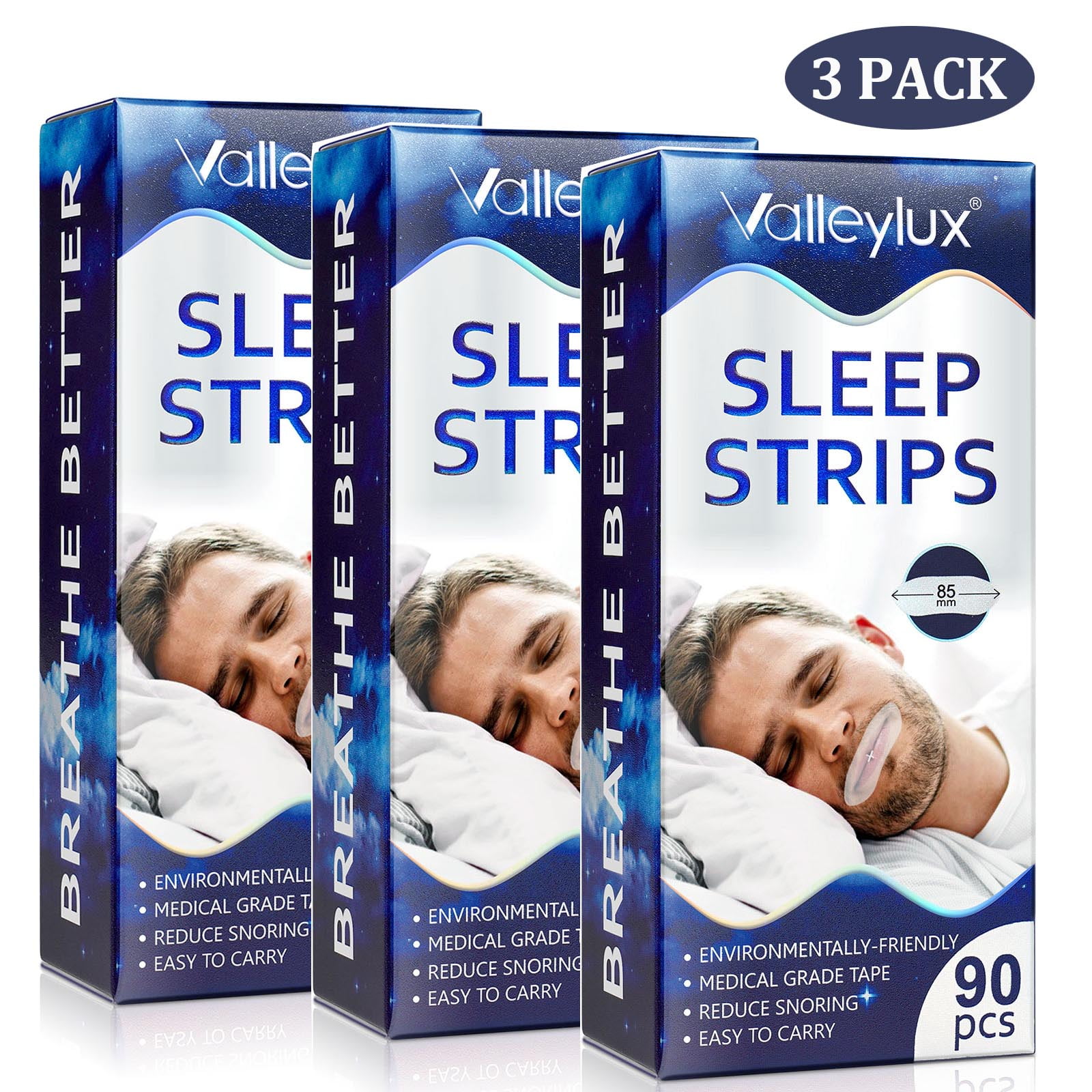Valleylux AntiSnoring Sleep Strips, 270PCS for Better Nose Breathing